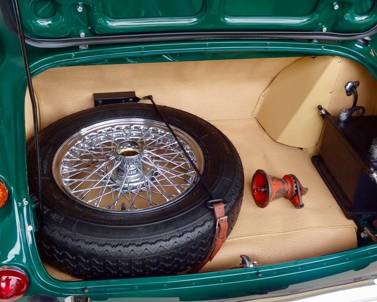 Austin Healey BJ8 Boot Trunk Liner Kit in Biscuit Armacord