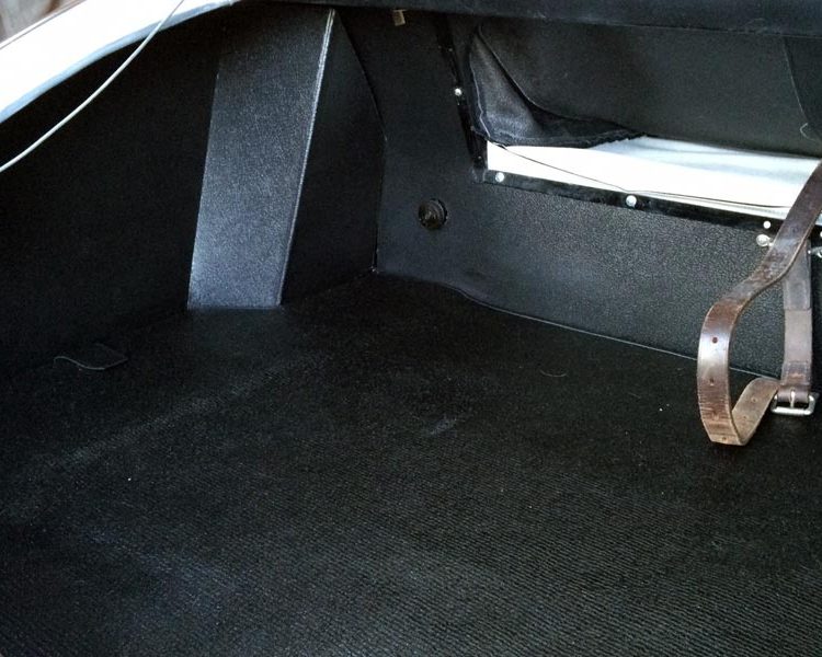 Austin Healey BN7 Boot Trunk Liner Kit in Black Armacord
