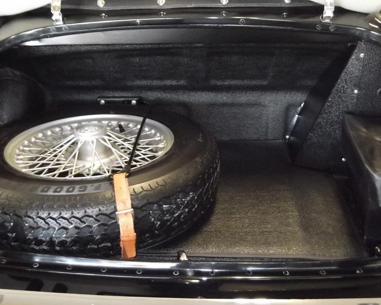 Austin Healey BT7 Boot Trunk Liner Kit in Black Armacord