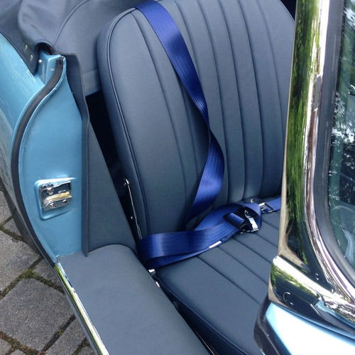 E-Type OTS Front Seat and Quarter B Post Panel in Dark Blue