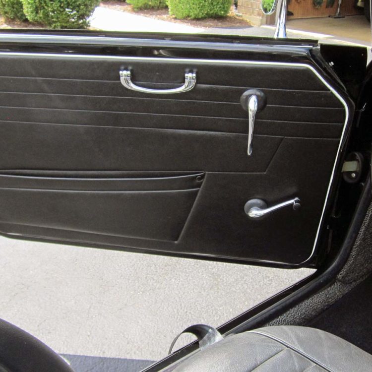 Triumph TR4 fitted with Black Vinyl Door Panels.