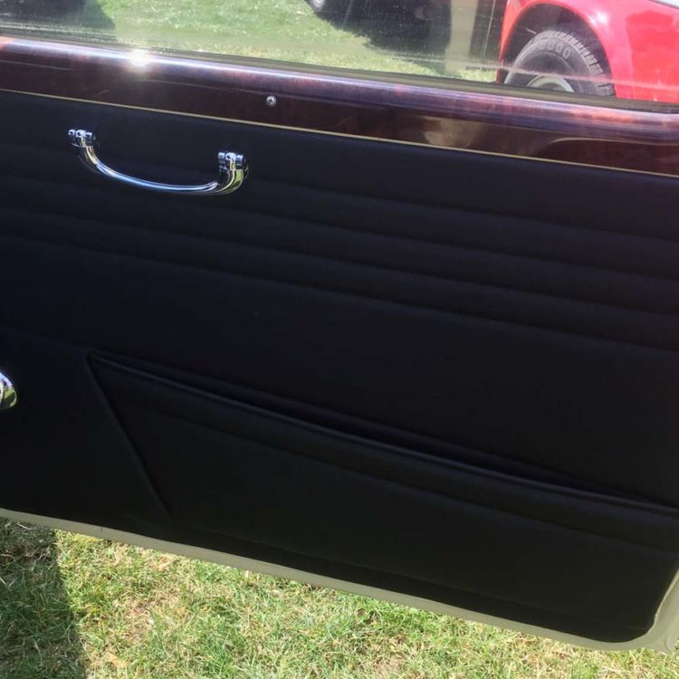 Triumph TR5 / TR250 fitted with Black Leather Door Panel Casings