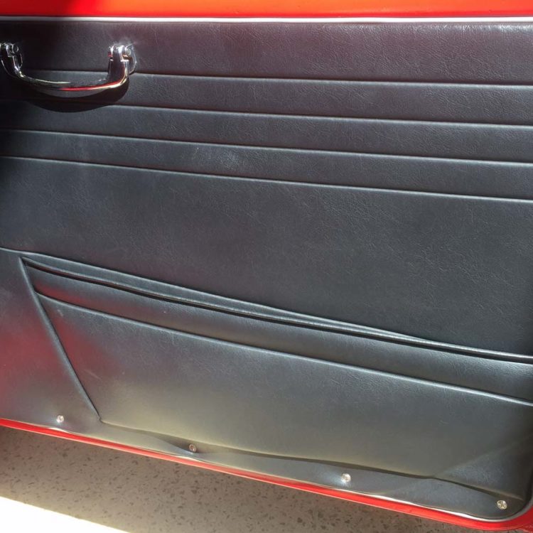 Triumph TR6 fitted with Black Vinyl Door Panels (Pre CC/CP 50k).
