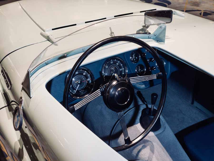 Triumph TR2 Speed Record Car Interior